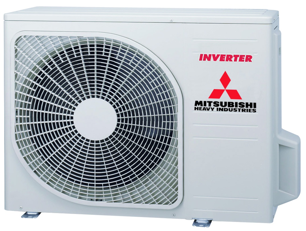 CONJUNTO 1X1 SPLIT CASSETTE 60x60 MITSUBISHI HEAVY SERIE MINI FDTC(N)25VHN-W DE 2.5 kW EN FRIO Y 2,9 kW EN CALOR.