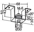 UDS. AMORTIGUADOR AMC Akustik 1 A-45 (8-30Kg)