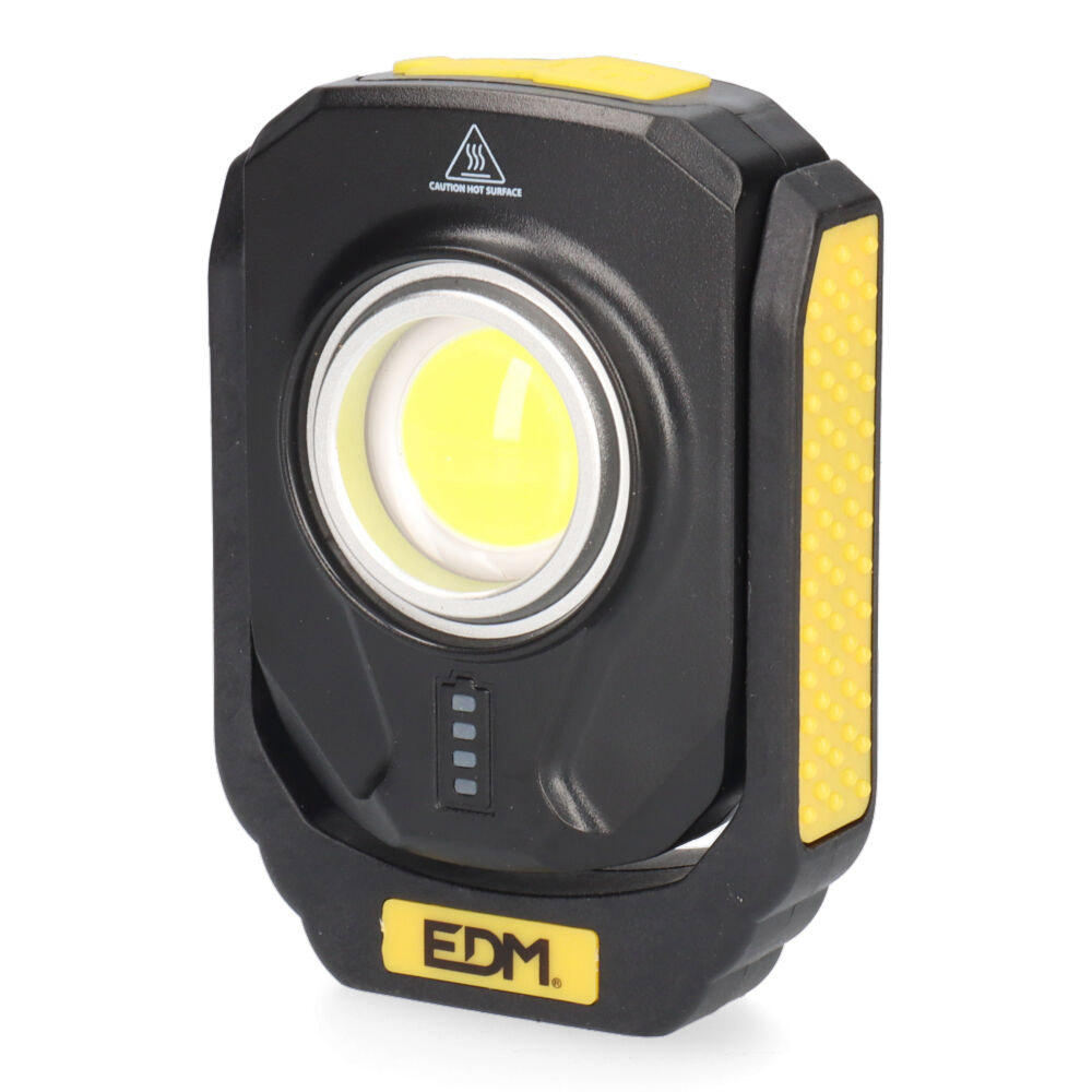 LINTERNA LED COMPACTA RECARGABLE 10W 800Lm EDM