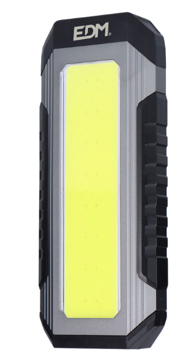 LINTERNA LED DE ALUMINIO 10W 3 LEDS 1000Lm 2x2000mAh EDM