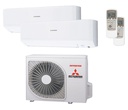 CONJUNTO 2X1 SPLIT PARED MITSUBISHI HEAVY SERIE SMART 6,4 kW (SALON Y HABITACION)