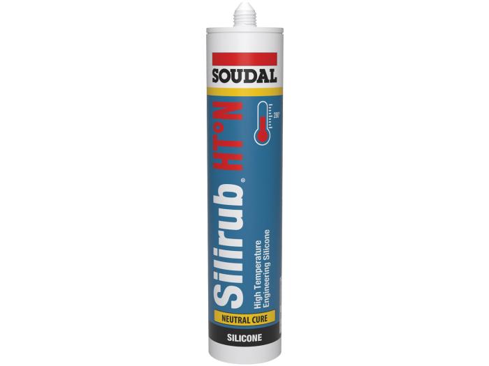 UDS. CARTUCHO MASILLA SOUDAL SILIRUB HT NEGRA ( 300 ml)