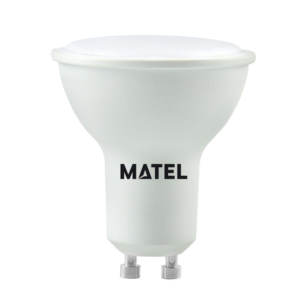 BOMBILLA LED DICROICA 120º MATEL GU10 5W FRÍA