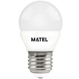 [21807] BOMBILLA LED ESFÉRICA MATEL E27 5W FRÍA